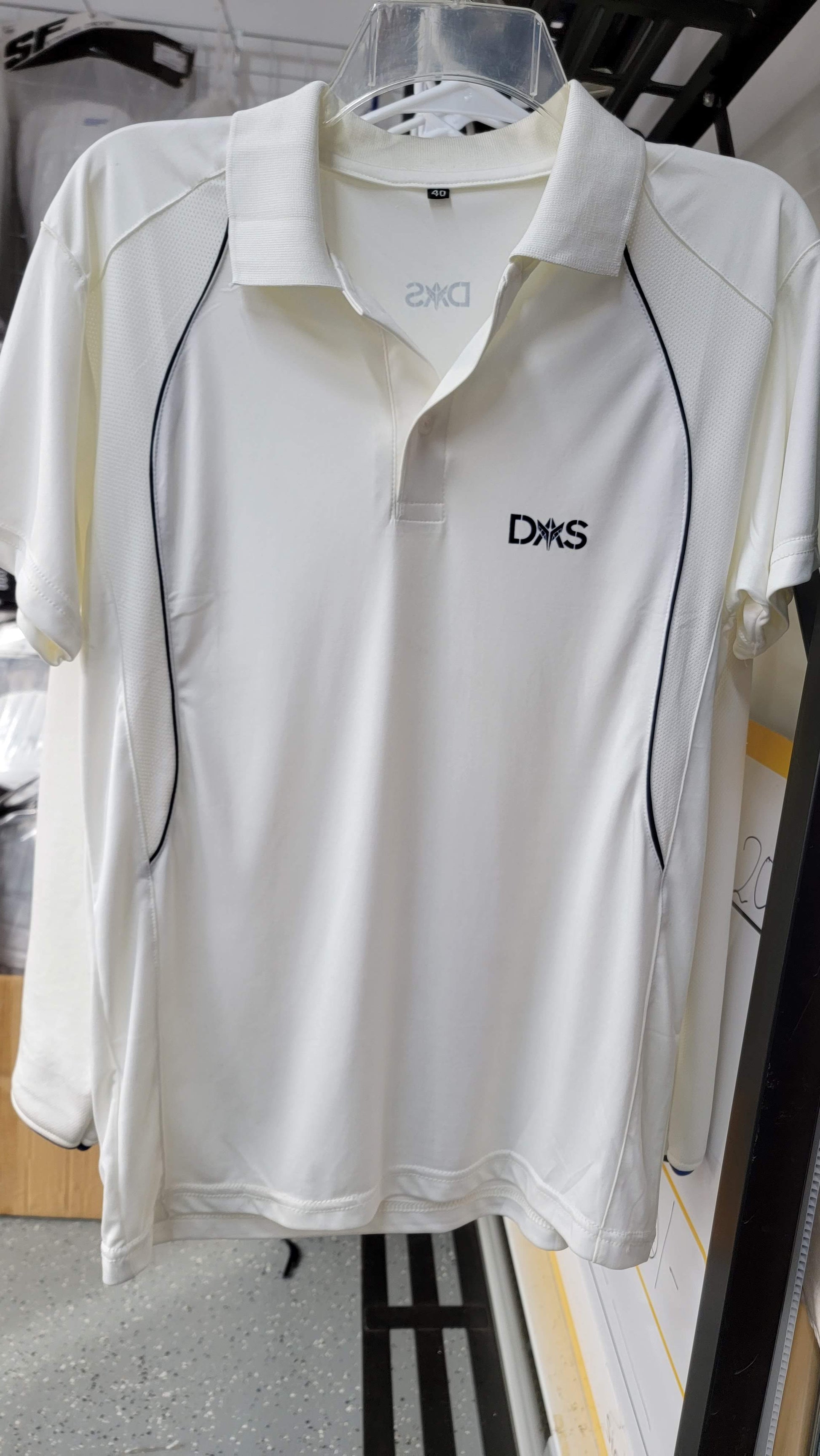 cricket half sleeves, cricket short sleeves, Cricket shirt, white